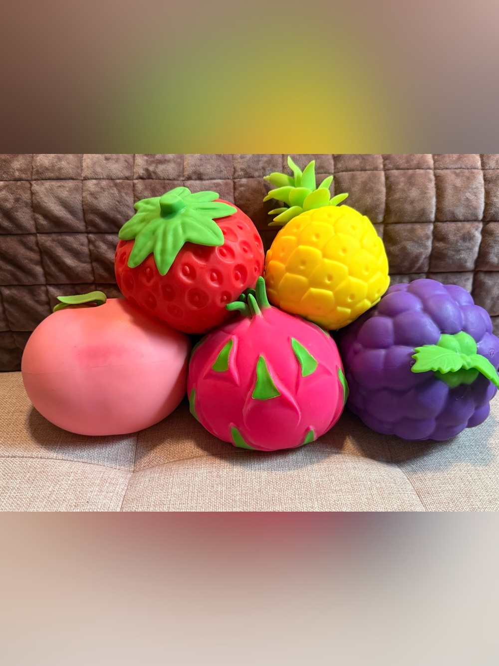 Fruit Squeeze Set 5 pieces no box new condition